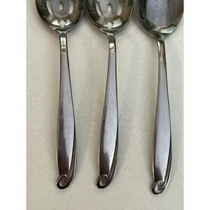 Vintage Gensico Stainless Serving Set:‎ MCM Caress Flatware, Japan